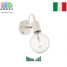 Світильник/корпус Ideal Lux, настінний, метал, IP20, білий, EDISON AP1 BIANCO. Італія!